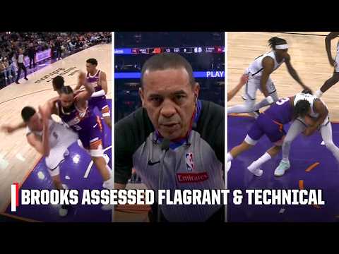 Dillon Brooks receives FLAGRANT 1 & TECHNICAL FOUL against the Brooklyn Nets ๐
| NBA on ESPN