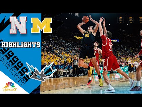 No. 5 Nebraska vs. No. 3 Michigan | COLLEGE BASKETBALL HIGHLIGHTS | 1/27/26 | NBC Sports
