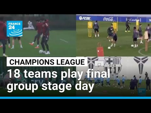 Eighteen teams to play final Champions League group stage day • FRANCE 24 English
