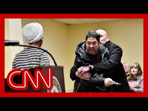 Rep. Ilhan Omar attacked during Minneapolis town hall