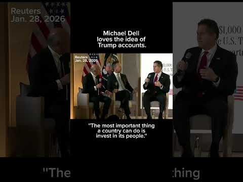 Michael Dell loves the idea of Trump accounts.