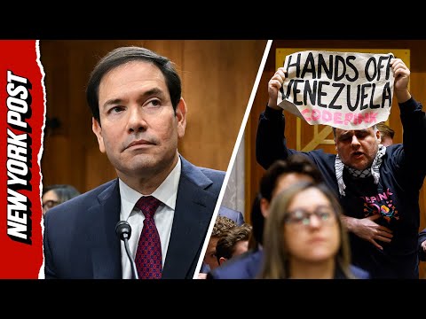 ‘Off to Jail!’: Marco Rubio Heckler Gets Dragged Out of Hearing