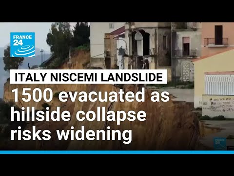 Fear in Sicilian town as vast landslide risks widening • FRANCE 24 English