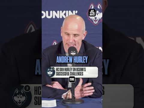 Dan Hurley reveals the key to successful challenges 🤣 #basketball #huskies #uconn #cbb