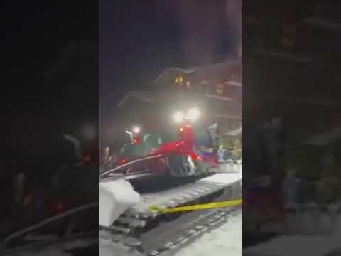 Massive Blaze Rips Through French Alps Ski Resort #shorts