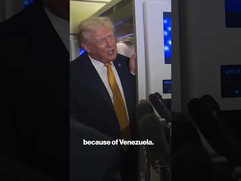Trump threatens military operations in Colombia after capture of Maduro #shorts