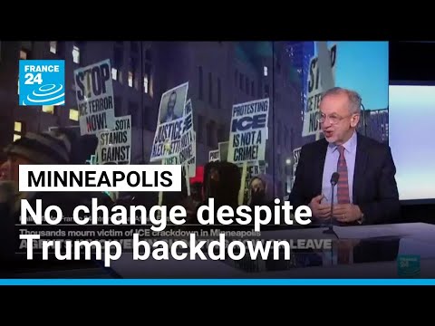 Despite Trump backpeddling in Minneapolis, there “isn’t really a change on the ground” • FRANCE 24