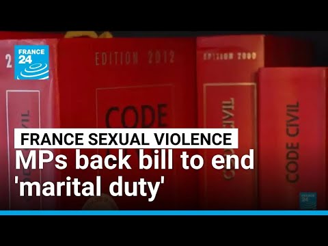 French lawmakers back bill to end ‘marital duty’ • FRANCE 24 English