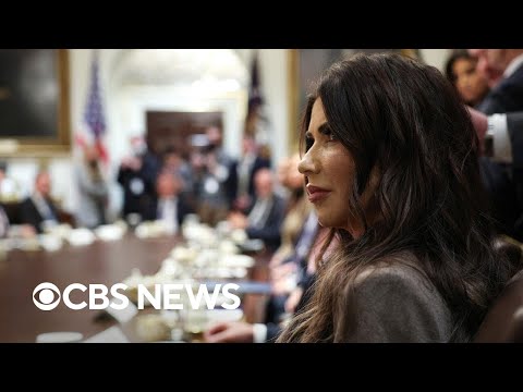 No comments from Noem in abbreviated Trump Cabinet meeting