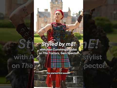 Sam Spector is faithful to helping Alan Cumming slay every one of his “The Traitors” looks. 😍