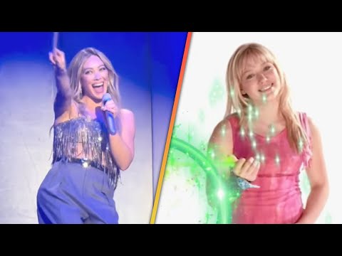 Hilary Duff Recreates ICONIC Disney Channel Wand Video