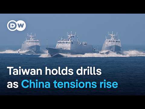 Taiwan simulates response to Chinese invasion | DW News