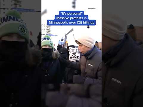 ‘It’s personal’: Massive protests in Minneapolis over ICE killings
