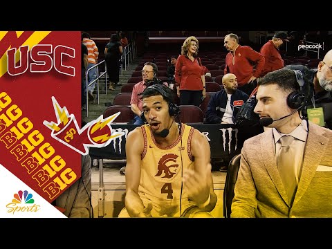 USC’s Chad Baker-Mazara on game-sealing play to defeat Rutgers | Big Ten Basketball on NBC Sports