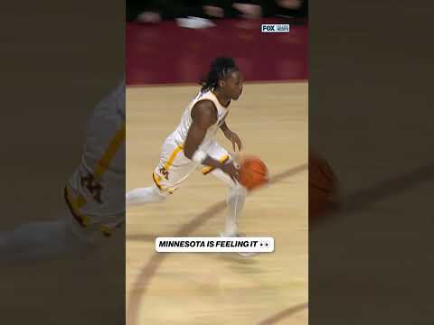 Minnesota is FEELING IT 🔥 #minnesota #gophers #basketball #cbb #ncaa