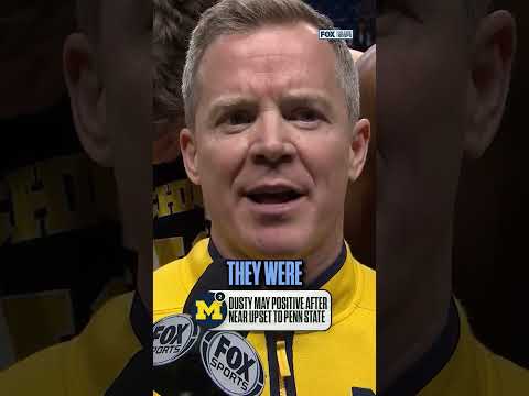 Dusty May on Michigan’s TOUGH Win over Penn State 👀 #michigan #basketball #wolverines
