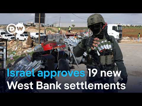 How Israel’s West Bank settlements affect the Palestinians around | DW News