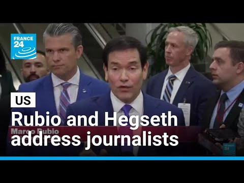 Replay: U.S. Secretaries of State and Defence address Venezuela, Greenland • FRANCE 24 English