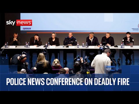 Swiss officials say ski resort fire appeared to start from sparkler candles | Full news conference