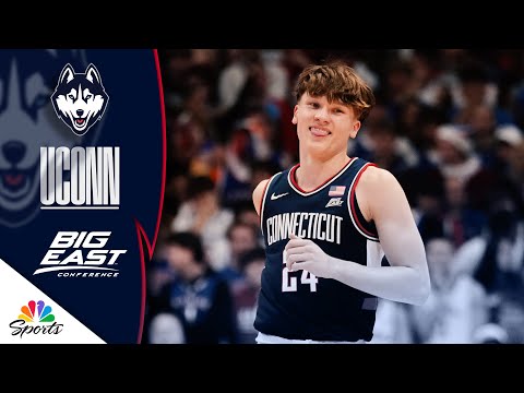 Braylon Mullins highlights: UConn guard comes up CLUTCH at Providence | Big East on NBC Sports