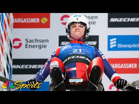 Summer Britcher wins AGAIN to highlight thrilling Luge World Cup stop in Sigulda | NBC Sports