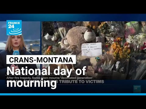 Switzerland honors the victims of the deadly fire in a national day of mourning • FRANCE 24
