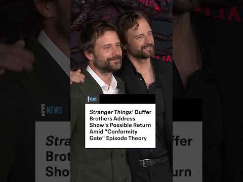 “Stranger Things” creators Ross Duffer and Matt Duffer address all of ๐ต๐ฉ๐ฐ๐ด๐ฆ rumors.