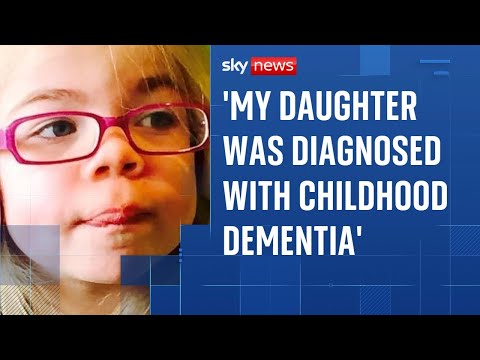 ‘My daughter was diagnosed with childhood dementia before she turned four’