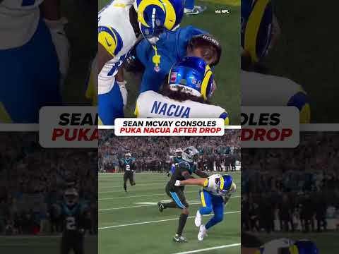 Sean McVay making sure his WR1 is alright #rams #pukanacua