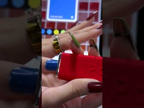 Color-changing smart nails unveiled at CES #shorts