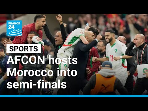 AFCON hosts Morocco beat Cameroon to secure historic semi-final place • FRANCE 24 English