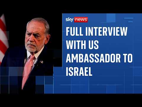 In full: US ambassador to Israel discusses Iran protests and US military action