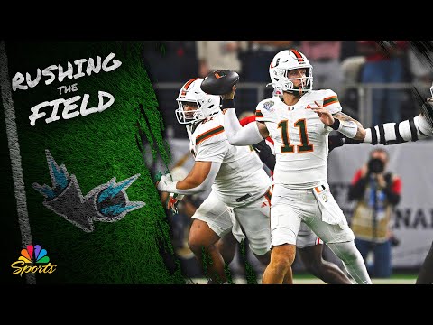 Carson Beck’s rushing ability ‘the difference maker’ vs. Ohio State | Rushing the Field | NBC Sports