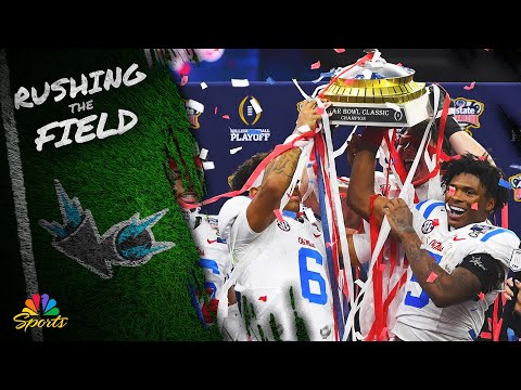 Ole Miss QB Trinidad Chambliss cemented legendary game vs. Georgia | Rushing the Field | NBC Sports