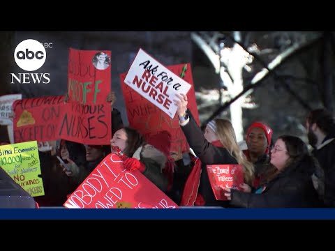 Nearly 15,000 New York City nurses walk off the job at major hospitals
