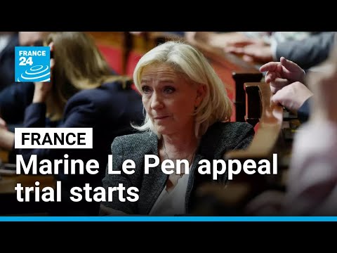 Marine Le Pen’s appeal in EU fund embezzlement case opens in Paris • FRANCE 24 English