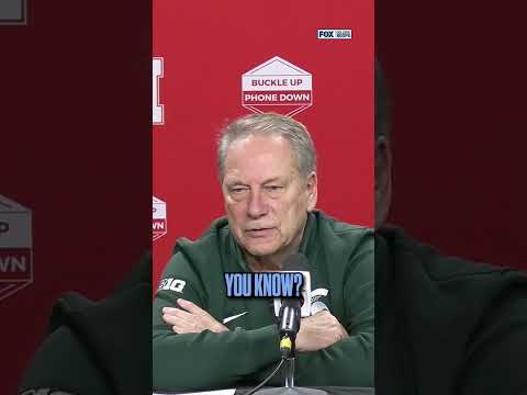 Tom Izzo had nothing but praise for Nebraska’s Sam Hoiberg 🔥