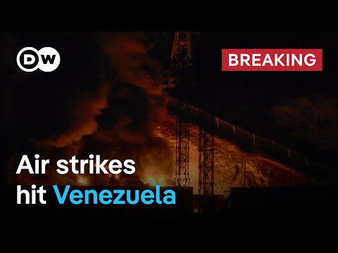 Venezuela condemns US after air strikes hit Caracas | DW News