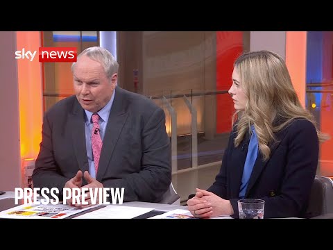 Sky News Press Preview | Adam Boulton and Lucy Fisher | Wednesday 14 January 2026