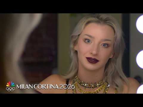 Battle Paint: Amber Glenn ready to ‘take on any battle’ on Olympic journey | NBC Sports