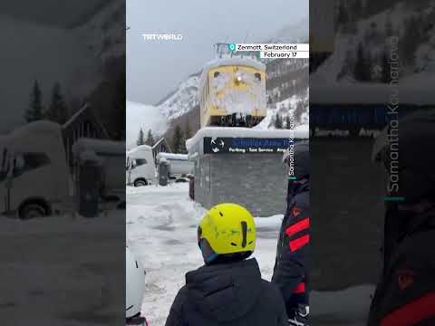 Swiss authorities issue alert as avalanche hits ski resort
