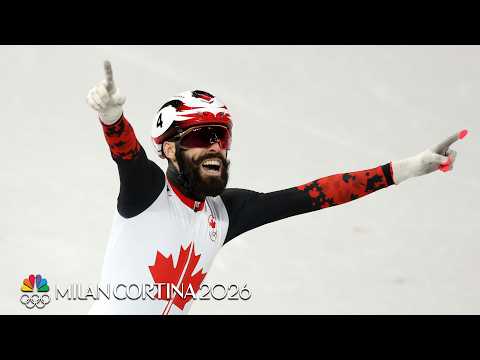 Canada’s Steven Dubois DOMINATES 500m for first individual gold | Winter Olympics 2026 | NBC Sports