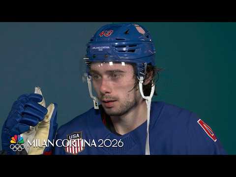 Quinn Hughes breaks down game-winner for Team USA vs. Sweden | Winter Olympics 2026 | NBC Sports