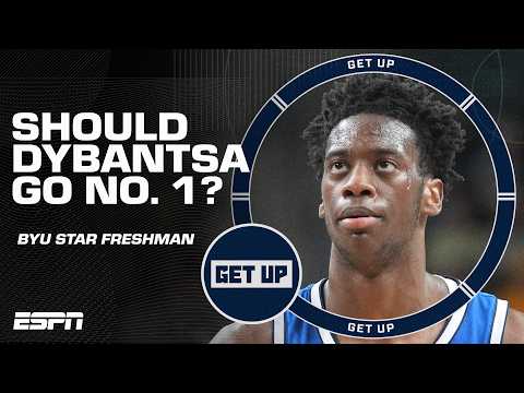 Will BYU’s AJ Dybantsa be the No. 1 overall pick in the NBA draft?! 🤔 | Get Up
