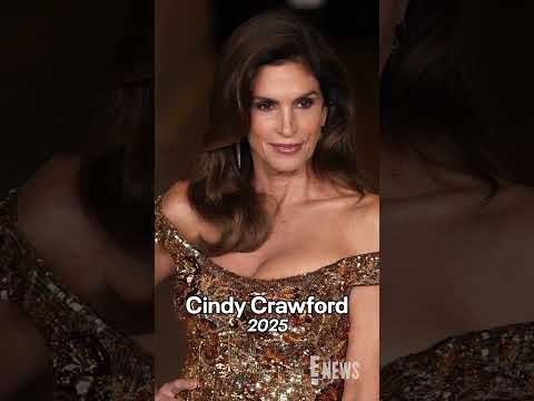 An icon then and now. ⭐ Happy 60th birthday, Cindy Crawford.