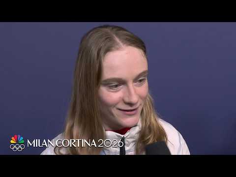 Corinne Stoddard: ‘I skated like myself’ in 1500m bronze | Winter Olympics 2026 | NBC Sports