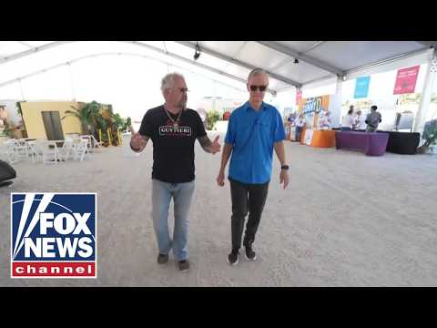 Steve Doocy joins Guy Fieri at the South Beach Wine & Food Festival
