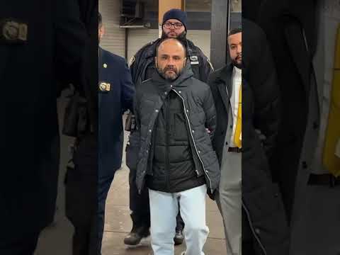 Danny Rijo is walked from the Transit Police Precinct #shorts