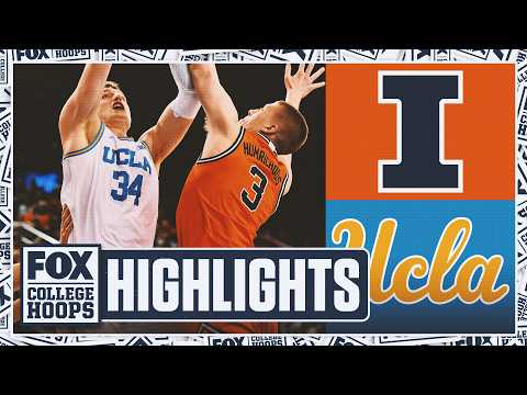 No. 10 Illinois Fighting Illini vs. UCLA Bruins Highlights 🏀 FOX College Hoops