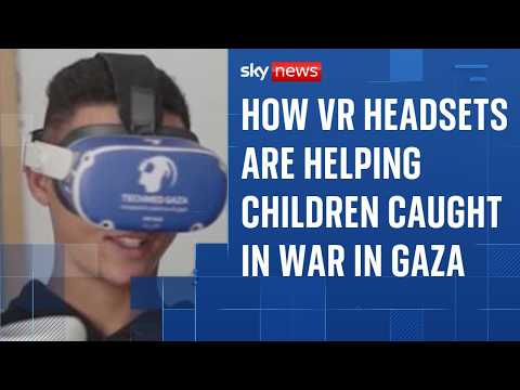 The VR headsets helping Gaza’s children